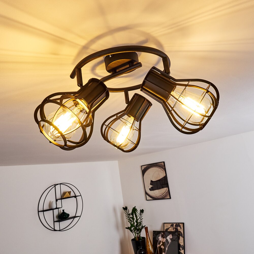 GAINESVILLE Ceiling Light black, 3-light sources