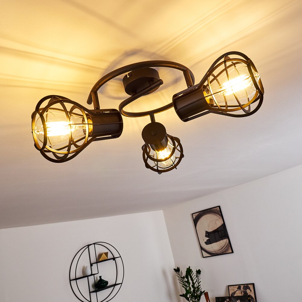 GAINESVILLE Ceiling Light black, 3-light sources