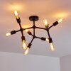 Bottnaryd Ceiling Light black, 9-light sources