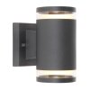 Outdoor Wall Light Globo ALCALA anthracite, 2-light sources