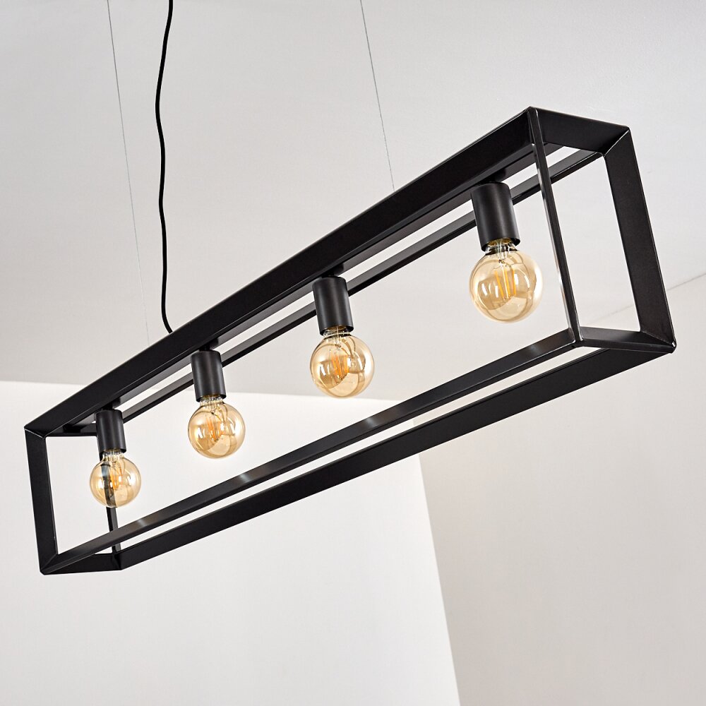 TRARYD Pendant Light black, 4-light sources