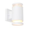 Outdoor Wall Light Globo ALCALA white, 2-light sources