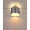 Ceiling Light Globo JENNY LED matt nickel, 1-light source