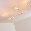 Cahaba Ceiling Light white, 8-light sources