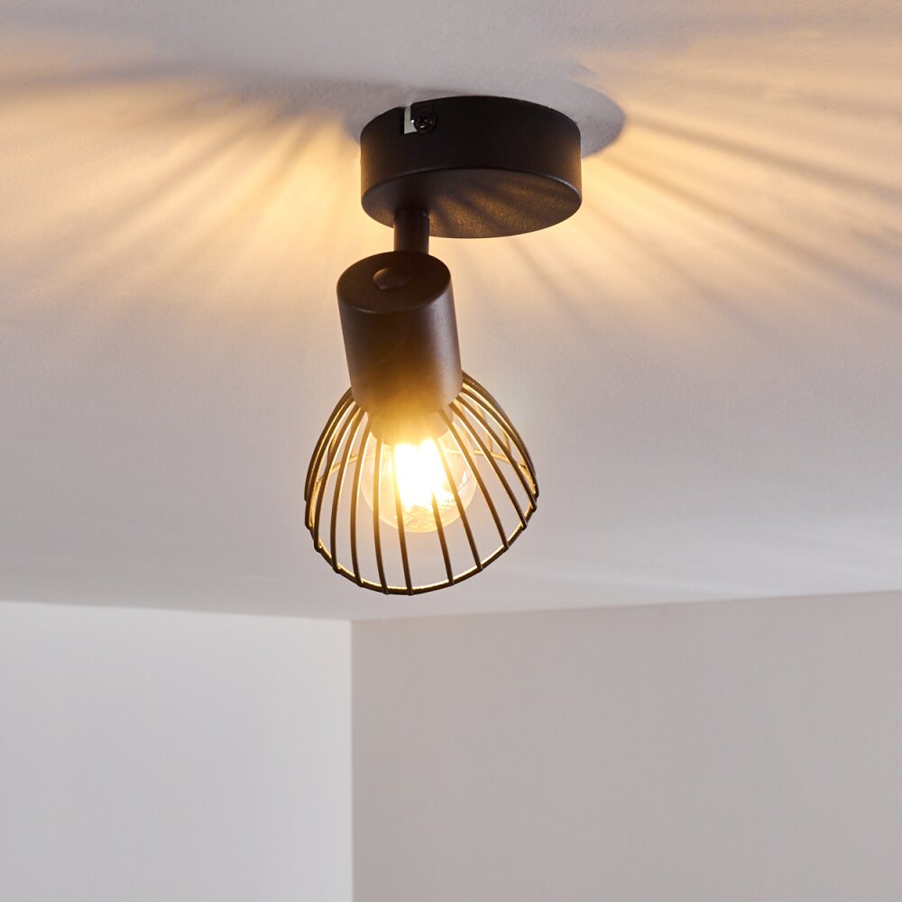 Ceiling Light Holbol black, 1-light source