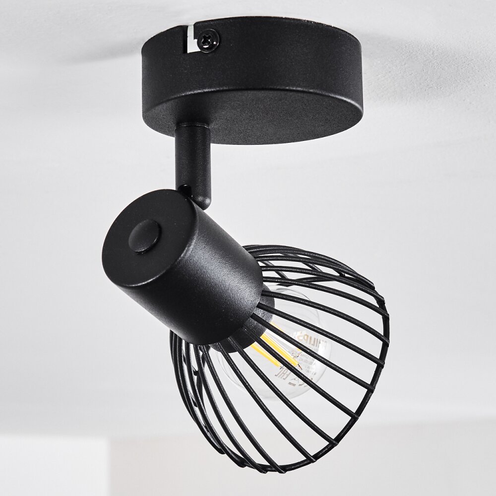 Ceiling Light Holbol black, 1-light source