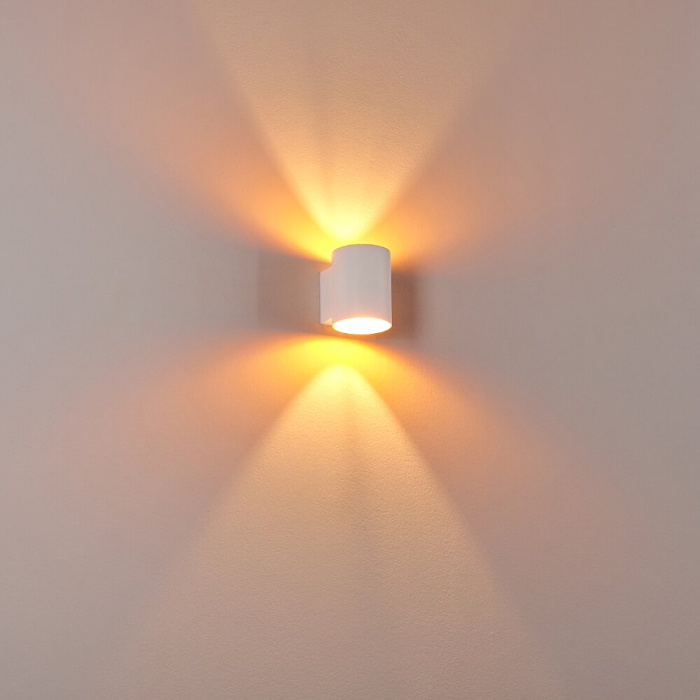 Letsbo Wall Light gold, white, 1-light source