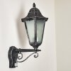 Lignac Outdoor Wall Light black, silver, 1-light source