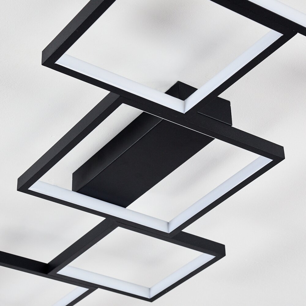 Bacolod Ceiling Light LED black, 1-light source