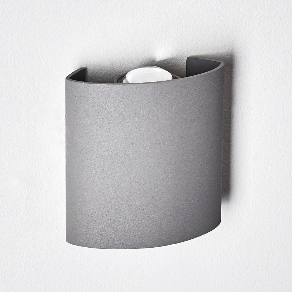 ABAIANG Outdoor Wall Light LED grey, 1-light source