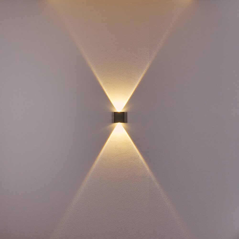 ABAIANG Outdoor Wall Light LED grey, 1-light source