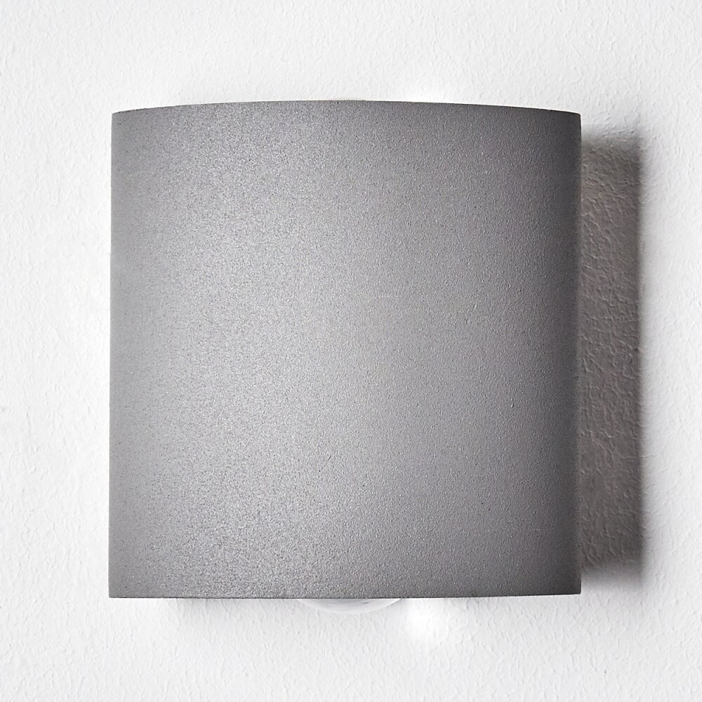 ABAIANG Outdoor Wall Light LED grey, 1-light source