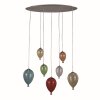 Ideal Lux CLOWN Pendant Light chrome, 7-light sources