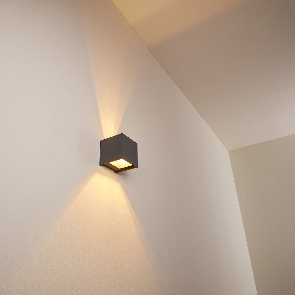 Badajoz Wall Light LED anthracite, 1-light source