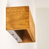 Adak Wall Light LED Dark wood, 1-light source