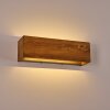 Adak Wall Light LED Dark wood, 1-light source