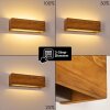 Adak Wall Light LED Dark wood, 1-light source