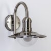 Elima wall light stainless steel, 1-light source