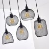 ANEBY Pendant Light black, 5-light sources