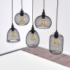 ANEBY Pendant Light black, 5-light sources