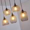 ANEBY Pendant Light black, 5-light sources