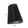 Outdoor light Steinhauer Joost black, 1-light source