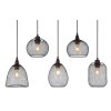 Pendant Light Globo ANYA black, 5-light sources