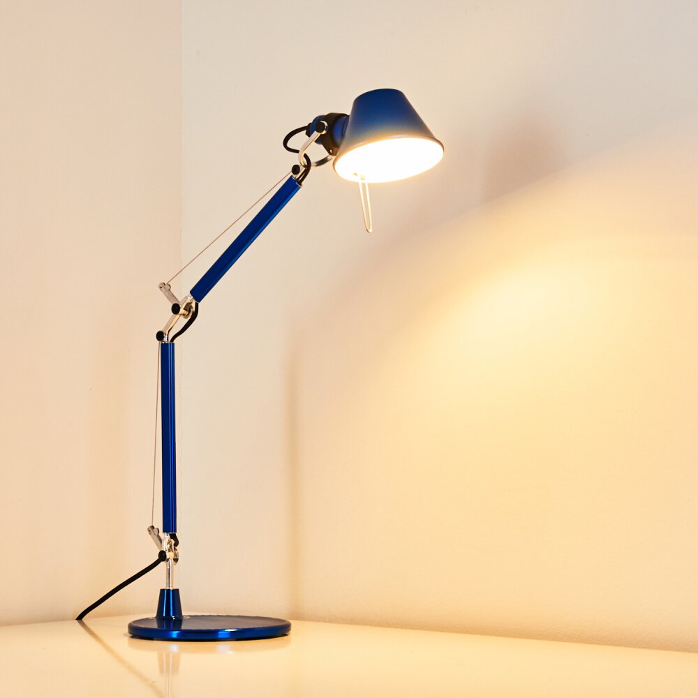 Artemide TOLOMEO MICRO Lampada da Tavolo Blu A011850