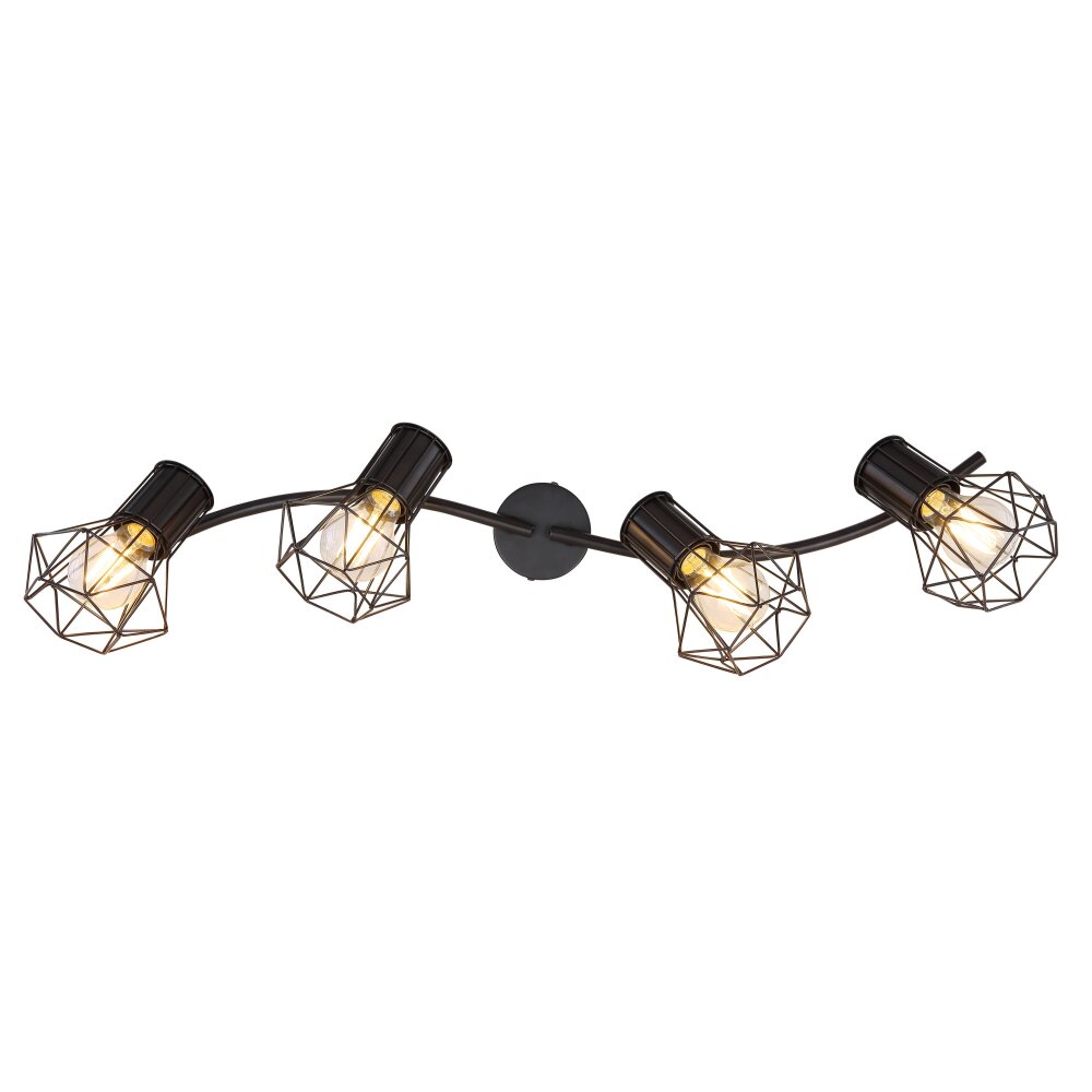 Globo PRISKA Spotlight black, 4-light sources