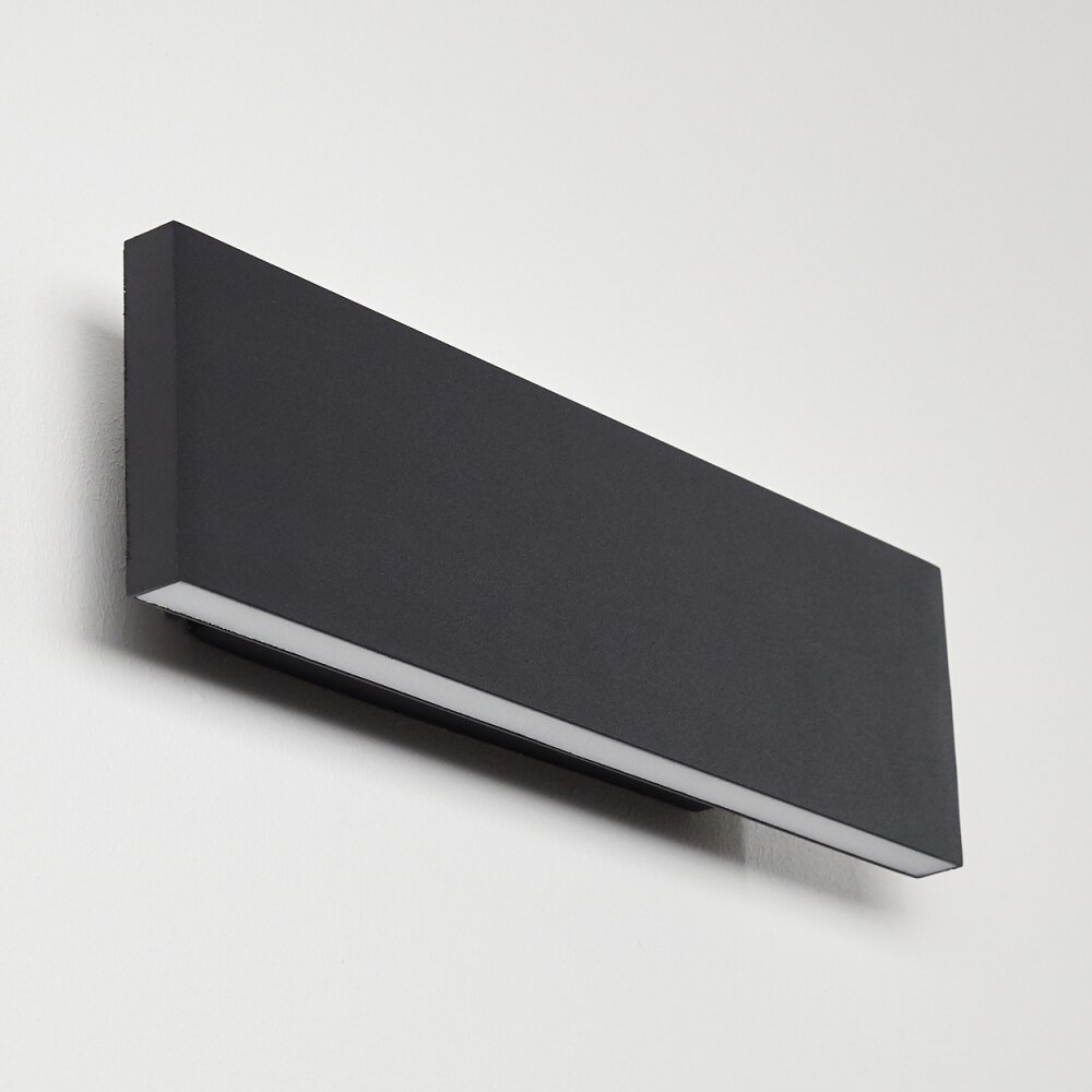 Obion Wall Light LED anthracite, 2-light sources