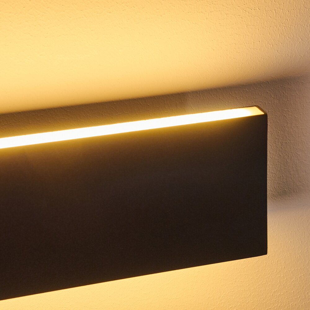 Obion Wall Light LED anthracite, 2-light sources