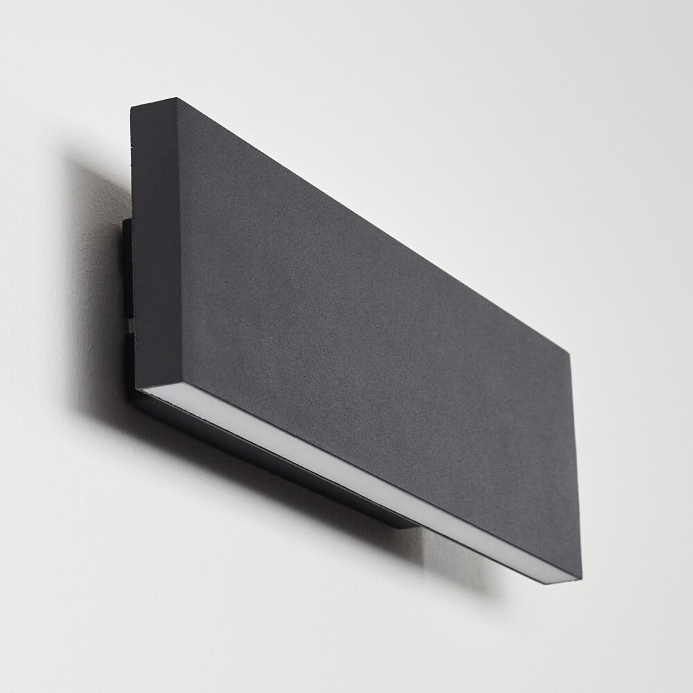 Obion Wall Light LED anthracite, 2-light sources