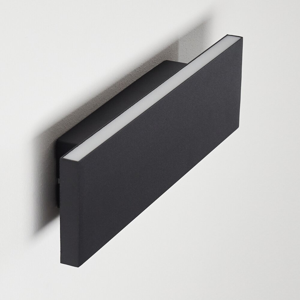 Obion Wall Light LED anthracite, 2-light sources